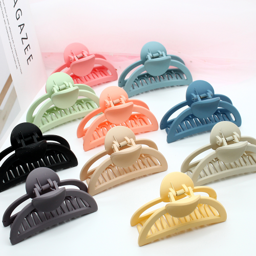 Barrettes Back Head Gripper Female Summer High Sense Shark Clip Large Plastic Hair Gripper Hair Gripper