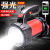 Cross-Border Multi-Functional Portable Lamp USB Rechargeable Outdoor Camping Adventure Red Light Warning Downlight Strong Light Detector Torch