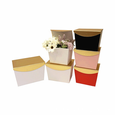 Spot Rectangular Flip Gift Box Three-Piece Set Flower Box Hand Gift Box Gift Box Birthday Gift Box