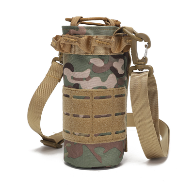 Outdoor Kettle Bag Camouflage Tactics Water Bottle Pouch Hanging Water Bottle Sets Bicycle Convenient Kettle Bag