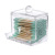 Crystal Cotton Box Cotton Pad Storage Box Home Storage Box Transparent Acrylic Cotton Box