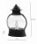 New Simple Retro Small Oil Lamp Plastic Creative Candles Storm Lantern LED Electronic Portable Flat Lamp Courtyard Decorative Lamp