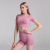 European and American Hot 2022 Summer Sportswear Suit Little Tight Yoga Stretchy Slim-Fit Running Fitness Two-Piece Suit