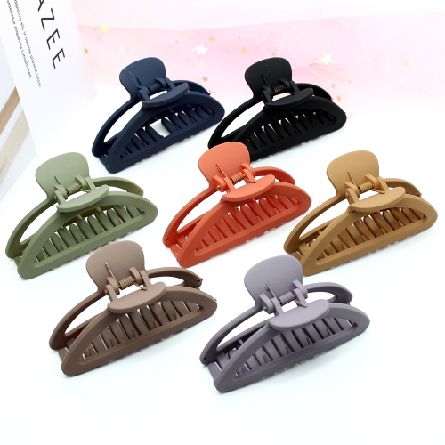 Pudding Small Station Barrettes Women‘s Summer Back Head Grip Shark Hairpin High Sense Hair Claw Large Clip Headdress