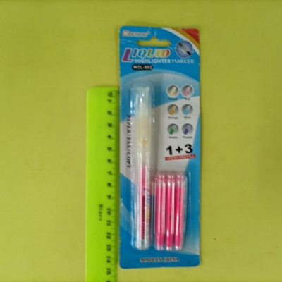 802 1+3 Core Changing Fluorescent Pen