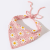 Cross-Border New Arrival Hair Band Pastoral Style Vintage Strawberry Crochet Needle Triangular Binder Hair Band Female Headscarf Factory Wholesale