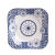 Japanese-Style Blue and White Underglaze Ceramic Plate Household Japanese Style Tableware Dinner Plate Soup Plate Large Fish Plate Square Plate Microwaveable