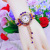 Foreign Trade Popular Style Fashion Diamond Women's Watch Cross-Border Fashion and Fully-Jewelled Watch Korean Alloy Bracelet in Stock Wholesale