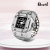 [Ring Watch] New Hot Sale Creative Alloy Shell Ring Watch Couple Foreign Trade New Male and Female Manufacturers Direct Wholesale