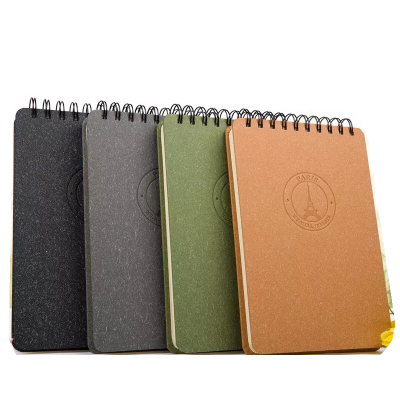 spiral notebook Vintage Notepad Blank Notebook Hand Book Diary Plain Journal  Office Stationery Supplies