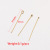 Hot Sale Stainless Steel Nine-Word Pin T-Shaped Needle Bead Pin Flat Head Earrings DIY Handmade Bead String Jewelry Materials Accessories