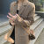 Suit Jacket for Women Spring and Autumn Net Red New Autumn Clothing Korean Style Loose Suit Brown Casual Suit Jacket Women