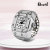 [Ring Watch] New Hot Sale Creative Alloy Shell Ring Watch Couple Foreign Trade New Male and Female Manufacturers Direct Wholesale