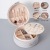 2022 Cross-Border New Arrival Mini Jewelry Box Jewelry Rings Ear Studs Travel Portable Jewelry Storage Box Small Jewelry Box