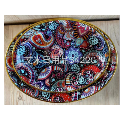 AA-88325/88326/88327 Breakfast Plate Phnom Penh Household Plate Fruit Plate Dessert Plate Cake Tray Plate Dish