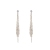 Sterling Silver Needle Korean Fashion New Long Diamond-Studded Tassel Earrings Graceful Online Influencer Personality Wild Earrings Female Fashion