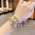 One-Pair Package ~ Magnet Online Influencer Hair Ring Bracelet Dual-Use Hair Rope Hair Rope Girlfriends Small Rubber Band Hair Accessories for Boyfriend