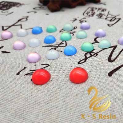 New Resin Imitation Cat Eye Light Sense round Ring Gem Antique DIY Hairpin Hairpin Inlaid Material DIY Ornament Accessories