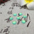 New Resin Imitation Cat Eye Light Sense round Ring Gem Antique DIY Hairpin Hairpin Inlaid Material DIY Ornament Accessories