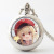 Original God Pocket Watch Necklace Student Boys and Girls Children Flip Chest Watch Halter Peripheral Secondary Yuan