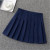 Pleated Skirt High Waist A- line Slimming Spring and Autumn Skirt Skirt Women's Small Pink College Style Student Anti-Exposure