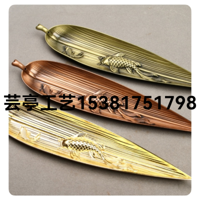 New [Celebration] -- Yiye Fortune (Goldfish) Incense Holder
Color: Bronze Green, Bronze Red,