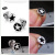 Cross-Border Non-Allergic Titanium Steel Barbell Men's Magnet Ear Studs Fashion Dumbbell Earrings Black Street Earrings