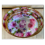 AA-8872 Southeast Asia Plate with Gold Lace Nordic Oval Plate Dish Cutlery Plate Fruit Plate Dim Sum Plate