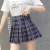 Pleated Skirt Korean Style New Preppy Style High Waist Skirt Plaid Slim Fit Pleated Skirt Tennis Skirt Spring Summer Dress