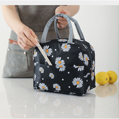 New Simple Student Portable Insulated Bag Fresh-Keeping Picnic Bag Work Portable Lunch Box Thermal Insulation Lunch Bag