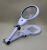 New 3b-1g Folding Handheld Desktop 18 LED Lights Magnifying Glass with Mother-Baby Magnifying Glass Gift Magnifying Glass for the Elderly