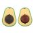Factory in Stock New Avocado Type Catnip Ball Wholesale Rotating Self-Hi Catnip Ball Insect Gall Fruit Cat Toy