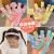 Children's Bow Velcro Headband Internet Popular Summer Hair Patch Bang Sticker Face Wash Hair Fixer Non-Slip Hair Stick Female