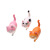 Style Trendy Resin Crafts Japanese Style Cute 9 Style Cat Doll Handmade DIY Ornaments Car Decorations Hanging Ornaments