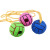 Pet Toy Pet Interactive TPR Sound Bell Rope Basketball Bite-Resistant Training Relieving Stuffy Factory Wholesale