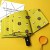 New Blossom in the Field Triple Folding Umbrella Ten-Bone Manual Sun-Proof Rain and Rain Dual-Use Vinyl Couple Sun Umbrella