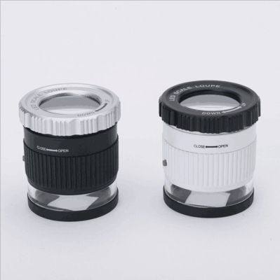 Explosive Cylinder Type Cloth Mirror TH-9006B High Power Metal Glass Lens Magnifying Glass Reading Led Magnifying Glass