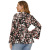 European and American Style Cross-Border Foreign Trade plus Size Women's Clothing 2022 Fashion Printed Loose Top Shirt