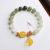 Hetian Jade Bracelet Wholesale 8mm Qingshui Hetian Jade Original Design Women's Pendant Bracelet Bracelet Ornament Collection
