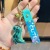 Acrylic Colorful Dinosaur Keychain Cars and Bags Children's Pendant Small Gift Dinosaur Key Ring Gift Wholesale