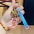 3D Stereo Acrylic Colorful Dinosaur Keychain Cars and Bags Children Key Chain Crystal Dinosaur Gift Wholesale