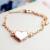 Korean Style Indie Pop Jewelry White Clover Heart Love Heart Bracelet Yiwu Wholesale of Small Articles E054