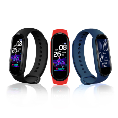M5 Smart Bracelet Sport Step Counting Heart Rate Sleep Health Monitoring Smart Athletic Bracelet Wholesale