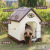 Amazon Pet Room Dog House Sun Protection Rain Proof Indoor Outdoor Dog Cage Detachable Dog House Factory Direct Sales