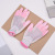 Colorful Striped Flower Gloves Dipping Pu Adhesive 13-Pin Nylon Pu Glue Dipping Palm Light Industrial Electronics Factory Working Gloves