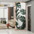 New Green Leaves Glue-Free Static Light Transmission Opaque Glass Sticker Bathroom Bathroom Decorative Sticker SR-J053