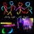 2022 Cross-Border Hot Light Emitting Corrugated Decompression Extension Tube Party Carnival with Light Decompression Toy