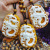 New Style Imitation Ambergris Necklace Resin Dragon Brand Sweater Chain Men's and Women's Wooden Bead Chain Self-Fragrance Flower Blooming Rich Pendant