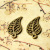 New Style Retro Style Jewelry Accessories Leaf Tag DIY Ornament Material Making Woven Bracelet Accessories
