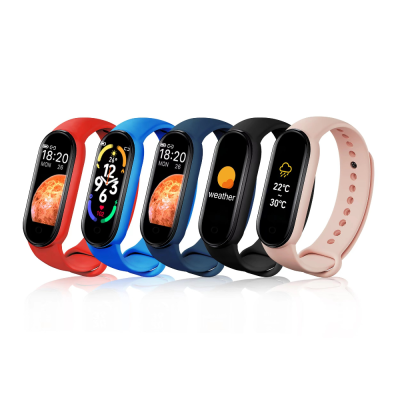 M7 New Color Screen Smart Bracelet Heart Rate Sleep Monitoring Multifunctional Electronic Fitness (Magnetic Suction)